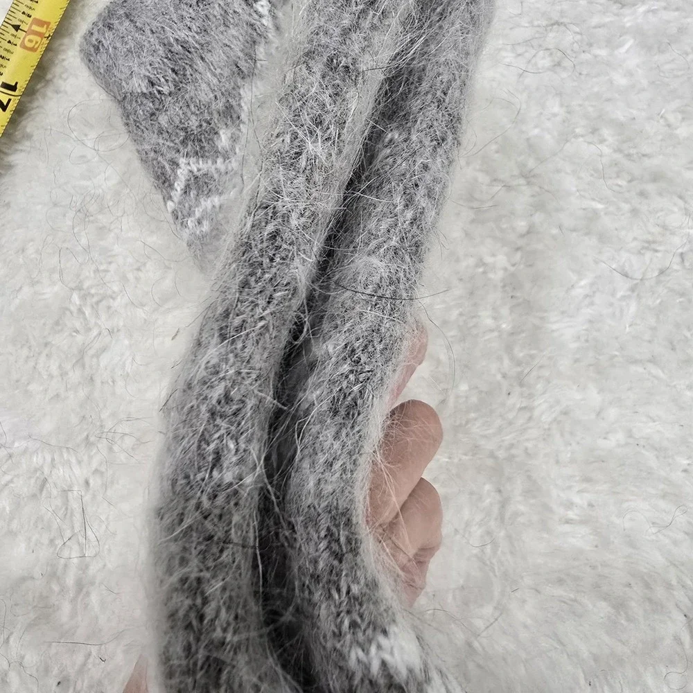 Handmade Goat Down Socks - 100% Natural Wool - Thick, Warm & Fuzzy‎ Winter Socks